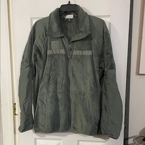 Men's Green Cold Weather Gen III Fleece Jacket. Size M long